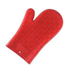 Guantes de silicona con patrón para barbacoa, resistentes al fuego, para horno, guantes de cocina para chef con puño abierto en ambos lados - Product Image 6