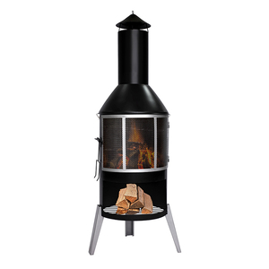 Poêle extérieur multifonctionnel moderne en acier robuste, barbecue, foyer à <span class=keywords><strong>bois</strong></span>, chauffe-bouteille en forme de bouteille - Product Image 2