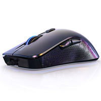 Ratón para Juegos con Cable YINDIAO G402, 6400DPI Ajustables, 7 Botones Programables, Retroiluminación RGB, Clic Mecánico, Ergonómico para PC Gamer