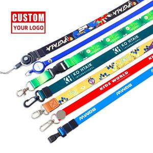 Lanière de plongée personnalisée avec outil de sublimation en polyester pour impression offset et sérigraphie personnalisée Sangle de cou - Product Image 1