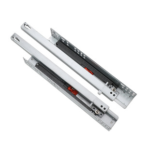 Two Section Concealed Bottom Mounted <b>Drawer</b> <b>Slides</b> 30 In Soft Closing For Cabinet Furniture <b>Drawers</b> - Product Image 1
