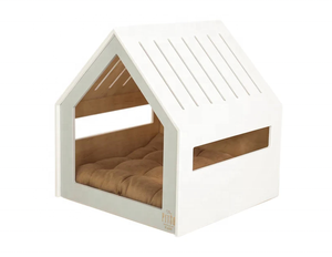 Offre Spéciale nouveau Design bicolore maison pour animaux de compagnie moderne lit pour animaux de compagnie meubles intérieur chien maison chien chenil chien caisse - Product Image 4
