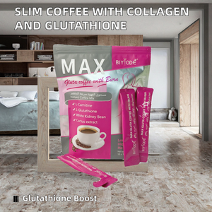 Luxe <span class=keywords><strong>Max</strong></span> Curve Slim Caffè con L-Glutatione e Collagene, Gusto Neutro, Confezione in Bustina, Integratori Alimentari, Grado Alimentare, Brucia Grassi - Product Image 2