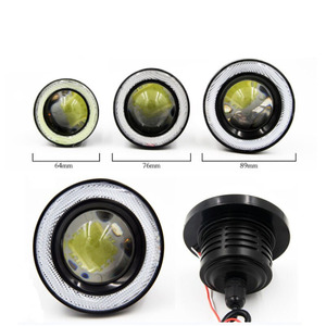 Luces antiniebla LED para coche, luces antiniebla LED con ojo de ángel, luces diurnas COB, luces diurnas modificadas con efecto ojo de pez - Product Image 4
