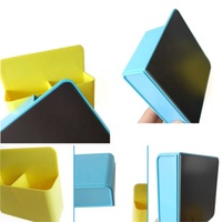 Boîte de rangement magnétique pour marqueurs, aimant en caoutchouc, organisateur en plastique, support de stylos pour tableau blanc