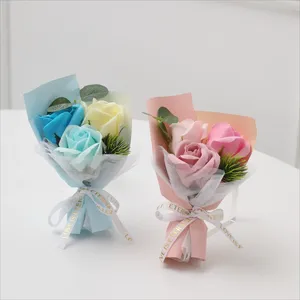9 styles <span class=keywords><strong>de</strong></span> décoration romantique, cadeau, amour éternel, savon parfumé, mini <span class=keywords><strong>bouquet</strong></span> <span class=keywords><strong>de</strong></span> roses pour la Saint-Valentin, cadeau <span class=keywords><strong>de</strong></span> mariage et ornement quotidien - Product Image 3