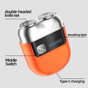Nueva Afeitadora Eléctrica Ambitious para Hombre con Luz LED de Aleación de Zinc, Indicador Electrónico, Cabezal Magnético, Mini Afeitadora Eléctrica Portátil - Product Image 3