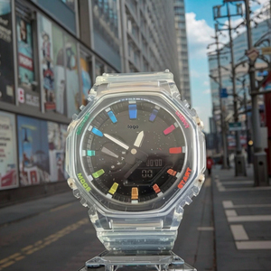 Reloj Inteligente Android Serie GA, Resistente al Agua, Correa de Silicona Solar, Pantalla OLED 640x480, Caja Cuadrada, Personalizable, Venta al Por Mayor de Fábrica - Product Image 1