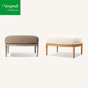 Juego de muebles de teca para exteriores, muebles de <span class=keywords><strong>exterior</strong></span>, jardín, juego de sofás giratorios de 1 plaza, muebles de ocio de lujo para exteriores, <span class=keywords><strong>madera</strong></span> moderna - Product Image 5
