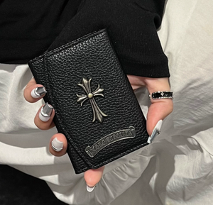 <span class=keywords><strong>Portafoglio</strong></span> King Mcgreen Star Fashion CH Retro 3D Cross, <span class=keywords><strong>piccolo</strong></span> <span class=keywords><strong>portafoglio</strong></span> da <span class=keywords><strong>donna</strong></span> e da uomo, portamonete corto in <span class=keywords><strong>pelle</strong></span> PU - Product Image 5