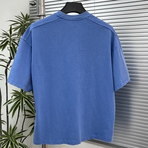 T-Shirt con Stampa Grafica di Design, 250 Gsm, Oversize, Premium 100% Cotone, Collo Tondo, Lavaggio Acido, per Uomo - Product Image 2