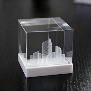 Hbl sáng tạo tùy chỉnh 3D ảnh tinh thể Laser chặn giấy mô hình kiến trúc của các tòa nhà nổi tiếng cho kinh doanh quà Tặng lưu niệm - Product Image 3