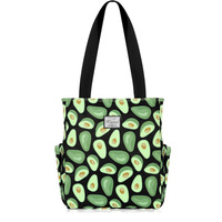Sac fourre-tout en polyester à imprimé floral vintage, imperméable, léger, portable, sac à bandoulière pour le yoga, la gym, la natation, la plage, les courses
