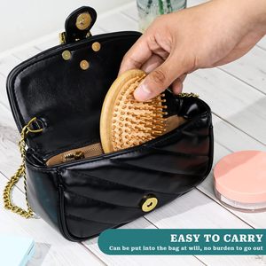 Sisir Pijat Bambu Logo Kustom, Pemijat Kulit Kepala Kayu, Sikat Rambut Kayu Bulat, Sisir Bambu Portabel Anti-Statis - Product Image 6