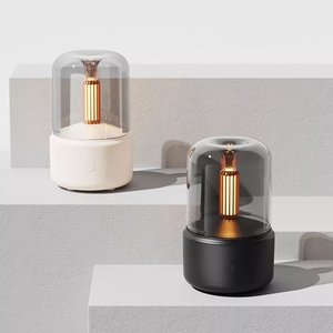 Diffusore di Aromi ad Ultrasuoni <span class=keywords><strong>per</strong></span> Casa e Ufficio, Umidificatore d'Aria Profumato con Effetto Candela - Product Image 2