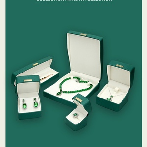 Custom Modern Luxury Jewelry <b>Ring</b> <b>Box</b> with Pu Leather Hot Stamping Logo Buckle Closure Rectangular Shape-Customizable Packaging - Product Image 3
