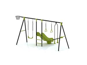 Set <span class=keywords><strong>Altalena</strong></span> <span class=keywords><strong>e</strong></span> <span class=keywords><strong>Scivolo</strong></span> per Famiglia <span class=keywords><strong>e</strong></span> <span class=keywords><strong>Giardino</strong></span> per Bambini - Product Image 6