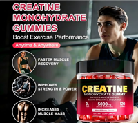Créatine en Gummies en Gros OEM ODM Production à Haut Volume pour la Masse Musculaire, la Puissance, l'Énergie et la Récupération – Marque Privée