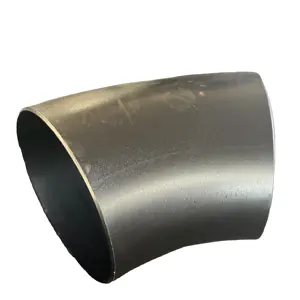 Carbon Steel High Pressure Pipe Fittings Supplier Steel 90 Degree Long Radius Elbow Used Power Gas Or Oil Fittings elbow