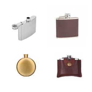 Nouveau design en acier inoxydable 600ml logo personnalisé flacon de hanche en métal pour l'Italie Luksusowa <span class=keywords><strong>Reyka</strong></span> New Amsterdam - Product Image 5