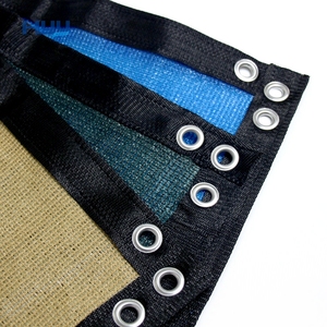 Écran de clôture en maille HDPE <span class=keywords><strong>vert</strong></span> foncé personnalisé OEM, stabilisé aux UV, résistant au vent, pour couverture de clôture extérieure - Product Image 6