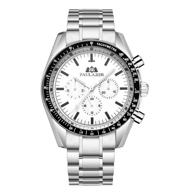 Newest Design Men Automatic Stainless Steel Strap Glass Pointer Dial Custom Luxury Mechanical Sports Watches