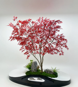 Ginkgo artificiale e albero di acero finto paesaggio albero al coperto all'aperto supermercato Hotel giardino Design decorativo pianta albero - Product Image 5