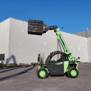 Mini <span class=keywords><strong>chariot</strong></span> élévateur télescopique chinois de 2,5 tonnes, <span class=keywords><strong>chariot</strong></span> élévateur électrique pour travaux légers - Product Image 1
