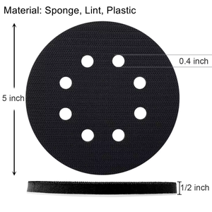 Local Stock in US 5 Inch <b>Foam</b> Cushion Interface Buffer <b>Pad</b> Orbal Sander Hook Loop Sanding Discs - Product Image 2