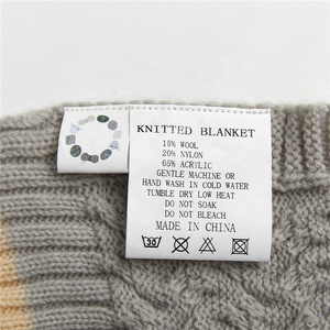 Couverture pour bébé <span class=keywords><strong>en</strong></span> <span class=keywords><strong>laine</strong></span> mérinos épaisse tricotée avec fil mélangé de <span class=keywords><strong>laine</strong></span> rlk - Product Image 6