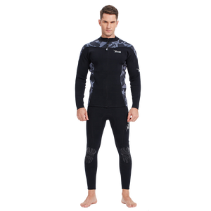 <span class=keywords><strong>Neopreno</strong></span> con cremallera frontal para hombre, traje de buceo de <span class=keywords><strong>2MM</strong></span>, dos piezas - Product Image 1