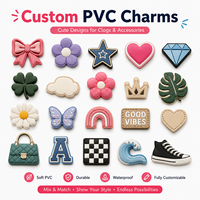 Breloques pour chaussures Crocs très vendues |   Patchs en silicone pour sabots |   Décorations de chaussures DIY pour femmes et filles