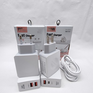 Giá rẻ chất lượng tốt <span class=keywords><strong>Android</strong></span> Bộ sạc điện thoại Adapter cho Samsung EU chúng tôi Anh cắm PD 20W USB + Loại C nhanh tường sạc - Product Image 4