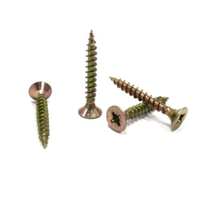 Vis autotaraudeuses en acier au carbone plaqué zinc jaune, tête Phillips, vis à bois pour la construction - Product Image 6