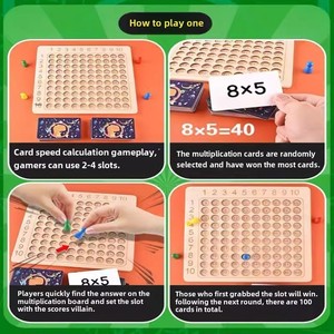 Table <span class=keywords><strong>de</strong></span> Multiplication 99 : <span class=keywords><strong>Tableau</strong></span> Mnémotechnique Éducatif Précoce pour Enfants, Jouet <span class=keywords><strong>de</strong></span> Comptage - Product Image 5