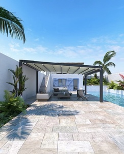 Pergola da Esterno Automatica con Tetto Retrattile in PVC, Sistema Parasole e Antipioggia, Gazebo Pieghevole in Metallo - Product Image 5