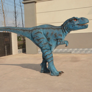 Modelo de Tiranosaurio <span class=keywords><strong>Rex</strong></span> Hecho a Mano, Tamaño Adulto, Disfraces con Patas Ocultas, Animal Animatrónico Realista, Tema Jurásico - Product Image 4