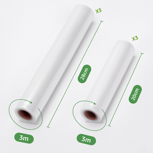 Aigostar ถุงอาหารสูญญากาศ6ม้วน20X300ซม. และ28X300ซม. ถุงปิดผนึกสูญญากาศสำหรับเก็บอาหารการทำอาหาร Sous Vide - Product Image 3