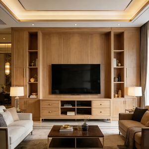 BALOM Custom Modern Luxury Living Room Furniture <b>TV</b> <b>Stand</b> Set Solid Wood <b>TV</b> Cabinet Media Console Meuble <b>TV</b> Unit - Product Image 2