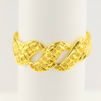 Bracelet Z H vintage géométrique ajouré en filigrane, ouverture tridimensionnelle, pour hommes et femmes, grande taille, bijoux vietnamiens de haute qualité