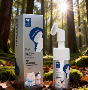 <span class=keywords><strong>Mousse</strong></span> <span class=keywords><strong>nettoyante</strong></span> pour <span class=keywords><strong>chat</strong></span> et chien, soin anti-taches noires, bouteille de 120 ml en plastique PET, sans rinçage, pour le nettoyage du menton et des queues, vente en gros - Product Image 6