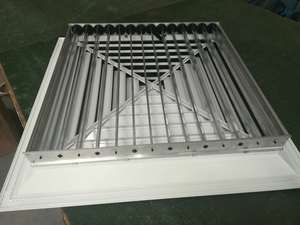 Sistema Hvac Difusores <span class=keywords><strong>De</strong></span> Aire Acondicionado Difusor <span class=keywords><strong>De</strong></span> Techo Cuadrado - Product Image 6