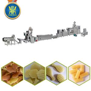 China Frituur Lijn Indian 2d Snack Schroefschaal Pellet Snacks 3d Papad Pani Puri Fryums Maken Machine - Product Image 2