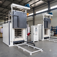 Four de traitement thermique sous vide de type discontinu, chariot de frittage industriel pour le traitement de l'anneautage, le trempage et le recuit des métaux et de l'acier