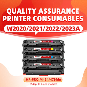 Cartucho de Tóner de Color Lonpec Compatible 414A <span class=keywords><strong>W2020A</strong></span>/BK W2021A/C W2022A/Y W2023A/M para HP PRO M454/479fdn 2400/2100 Páginas de Rendimiento - Product Image 2