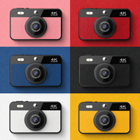 Kamera Digital Ultra-tipis Berbahan Kulit PU OEM&ODM dengan Sensor 8MP, Video 4K, Efek AI, dan Fungsi Wifi untuk Gaya Anda