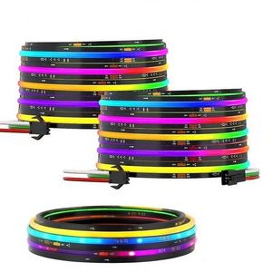 Striscia LED Digitale FCOB SPI RGB IC WS2811 Indirizzabile, 432 LED, PCB <span class=keywords><strong>Nero</strong></span>, Colore Cangiante, Flessibile - Product Image 1