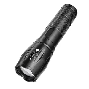 Lumen Cao Có Thể Điều Chỉnh Zoomable Chống Nước Sáng T6 Đèn Pin Flash Đèn Pin Cho Cắm Trại