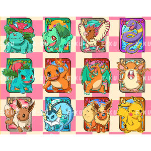 Imanes GP UPBEAT NOTES, Accesorios de Pokémon, Caja Ciega, Imán Acrílico, Venta al por Mayor de Tarjetas de Pokémon, Regalo de Navidad de <span class=keywords><strong>Anime</strong></span>, Juego de Mesa - Product Image 3