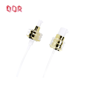 Botella cuadrada de vidrio transparente amarillo, envase cosmético personalizado vacío para paquete de cosméticos con cabezal de bomba a presión. - Product Image 5